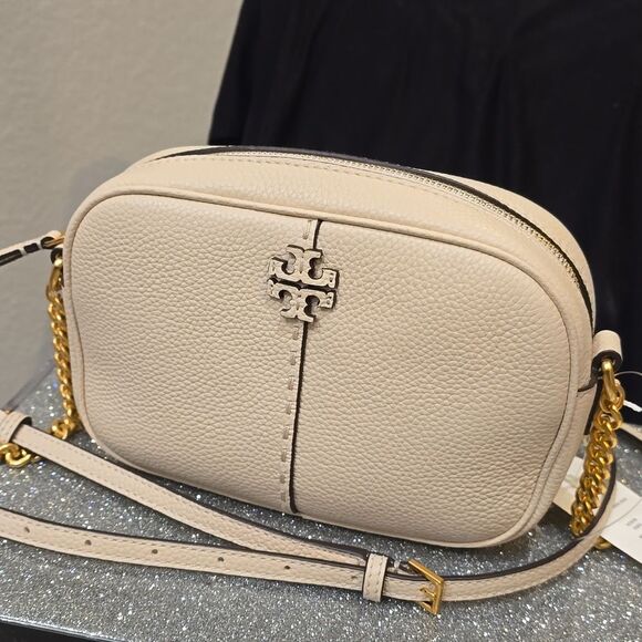 Tory Burch McGraw Camera Bag- Brie - Picture 7 of 11